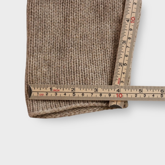 Eileen Fisher Women’s Sweater Boat Neck Yak Wool Blend Beige Size M Crop Style - Picture 8 of 11